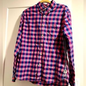 Surfside Supply Plaid Button Down Shirt Men’s Medium